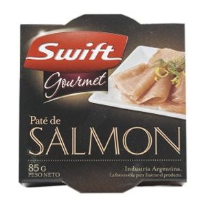 Oferta de Pate de salmon swift   85 gr por $228 en Supermercados La Reina