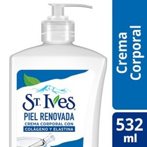 Oferta de Crema corporal piel renovada st.ives  532 ml por $1016 en Supermercados La Reina
