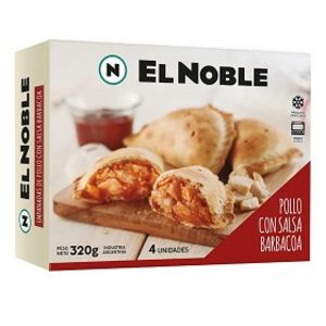 Oferta de Empanadas pollo y barbacoa el noble    4 un por $506 en Supermercados La Reina