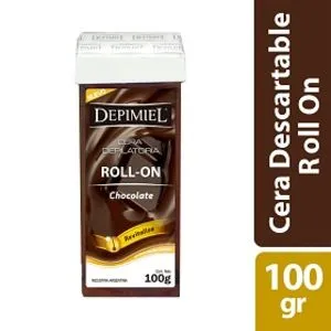 Oferta de Cera depilatoria roll-on chocolate depimiel  100 gr por $660 en Supermercados La Reina