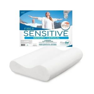Oferta de Almohada Sensitive Cervical Fiberball Viscoelastica por $9399 en Hiper Audio