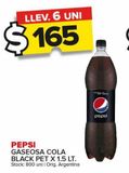 Oferta de Gaseosas Pepsi x 1,5L por $165 en Carrefour Maxi