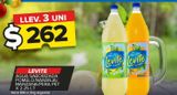 Oferta de Agua con sabor Levité x 2,25L por $262 en Carrefour Maxi