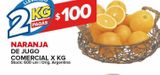 Oferta de Naranjas para jugo x 2kg por $100 en Carrefour Maxi