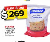Oferta de Pan dulce c/ frutas Bulnez x 400g por $269 en Carrefour Maxi