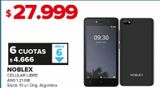 Oferta de Celular Noblex libre A50 1 21GB por $27999 en Carrefour Maxi