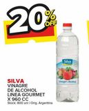 Oferta de Vinagre de alcohol Silva linea gourmet x 960cc en Carrefour Maxi