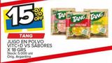 Oferta de Jugo en polvo Tang vit C+D vs sabores 18g en Carrefour Maxi