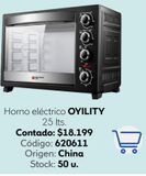 Oferta de Horno Electronico Oyility Hk 2504 por $18199 en Coppel