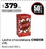 Oferta de Leche chocolatada Cindor x 1L por $379 en Disco
