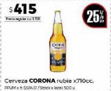 Oferta de Cerveza Corona x 710cc por $415 en Disco