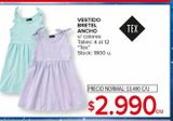 Oferta de Vestido Bretel Ancho  por $2990 en Carrefour Maxi