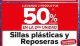Oferta de Sillas Plásticas y Reposeras  en Carrefour Maxi