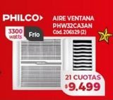 Oferta de Aire ventana Philco por $9499 en Naldo Lombardi