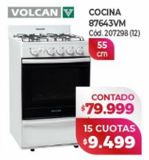 Oferta de Cocina Volcan por $79999 en Naldo Lombardi
