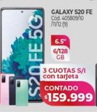 Oferta de Celular Samsung Galaxy S20 por $159999 en Naldo Lombardi