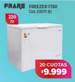Oferta de Freezer Freare por $9999 en Naldo Lombardi