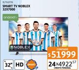 Oferta de Smart TV LED 32" Noblex 32X7000 HD por $51999 en Cetrogar