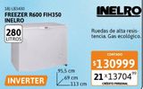Oferta de Freezer Inelro por $130999 en Cetrogar
