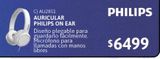 Oferta de Auriculares Philips on Ear por $6499 en Cetrogar