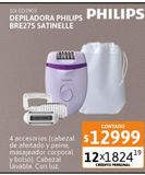 Oferta de Depiladora Philips BRE275 Satinelle Essential 4 acce por $12999 en Cetrogar