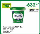 Oferta de Queso procesado Finlandia light 290g por $316,14 en Jumbo