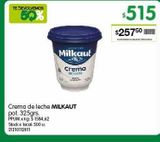 Oferta de Crema de leche Milkaut pot 325g por $257,5 en Jumbo