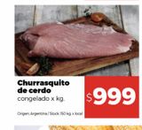 Oferta de Churrasquito de cerdo  por $999 en Disco