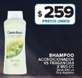 Oferta de Shampoo Carrefour 950cc por $259 en Carrefour Maxi