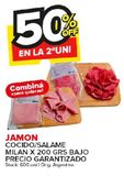 Oferta de Jamón cocido / Salame Milan 200g en Carrefour Maxi