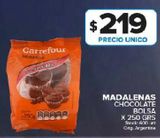 Oferta de Madalenas Carrefour 250g por $219 en Carrefour Maxi