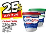 Oferta de Queso crema Casancrem 290g en Carrefour Maxi