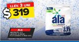 Oferta de Detergente en polvo Ala 800g por $319 en Carrefour Maxi
