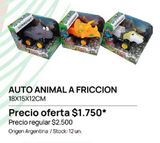 Oferta de Auto animal a fricción por $1750 en Jumbo