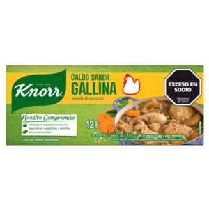 Oferta de Caldos Knorr de Gallina con Vegetales 12 Un. por $325 en Supermercados DIA