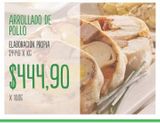 Oferta de Arrollado de pollo  por $444,9 en Jumbo