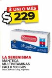 Oferta de Manteca La Serenísima por $229 en Carrefour Maxi