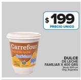 Oferta de Dulce de leche Carrefour por $199 en Carrefour Maxi