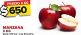 Oferta de Manzana x kg por $650 en Carrefour Maxi