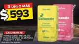 Oferta de Yerba mate Cachamate amarilla/ hierbas serrranas/ rosa paquete x 1kg por $593 en Carrefour Maxi