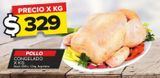 Oferta de Pollo congelado kg por $329 en Carrefour Maxi