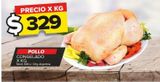 Oferta de Pollo congelado x kg por $329 en Carrefour Maxi
