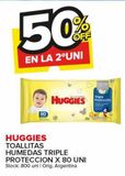 Oferta de Toallitas húmedas ecológicas Huggies en Carrefour Maxi