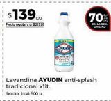 Oferta de Lavandina Ayudin anti-splash tradicional 1lt por $139 en Disco