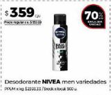 Oferta de Desodorante Nivea men variedades por $359 en Disco