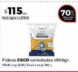 Oferta de Fideos C&CO variedades x 500g por $115 en Disco