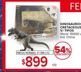 Oferta de Dinosaurios Cretaceous  por $899 en Carrefour Maxi