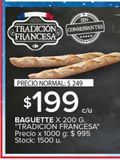 Oferta de Baguette por $199 en Carrefour Maxi