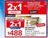 Oferta de Milanesas de Pollo  por $488 en Carrefour Maxi