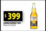 Oferta de Cerveza Corona 710cc por $399 en Punto Mayorista